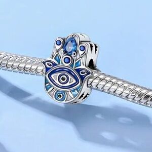 925 Hamsa Bracelet Charm-NEW